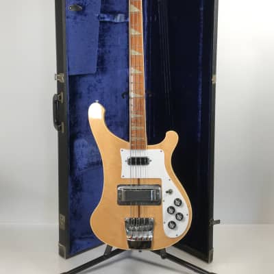 1976 Rickenbacker 4001 Electric Bass Guitar Natural for sale
