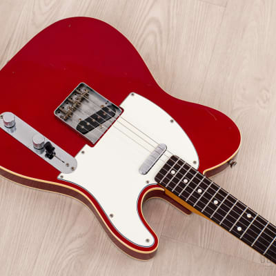 1989 Fender Telecaster Custom ‘62 Vintage Reissue TL62B-650 Candy Apple Red A-serial, Japan MIJ Fujigen image 9