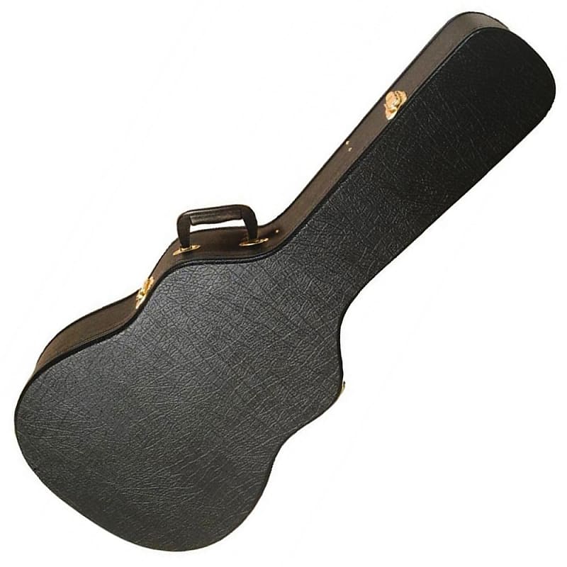 On Stage Hardshell Semi Acoustic Guitar Case ~ Black image 1