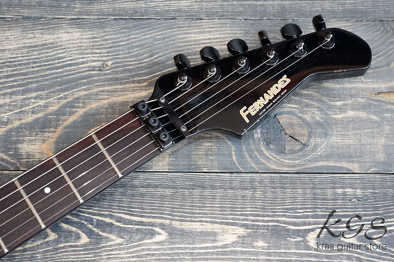Fernandes Revolver FR-55 1980`s Black | Reverb