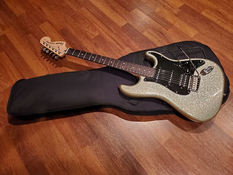 2009 Squier Standard Stratocaster FSR Silver Sparkle Edition