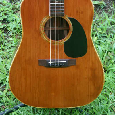 Takamine Elite TW-40 Dreadnought Size Guitar 1974 Natural | Reverb