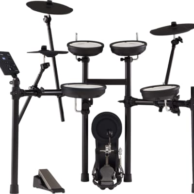 Roland TD-07KV V-Drums 5-Piece Electronic Drum Kit, Black