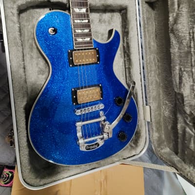 Schecter Schecter Solo-6B Vintage Electric Guitar, Rosewood Fretboard, Blue Sparkle Circa 2018 - Blue Sparkle for sale