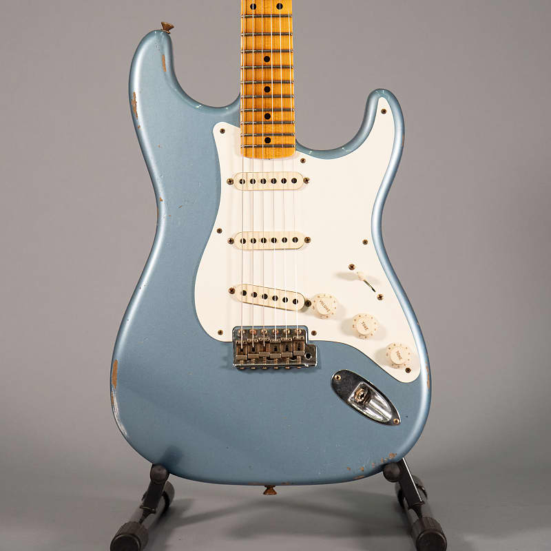 Fender Fender 57 Stratocaster Relic  2022  Ice Blue Metallic image 1