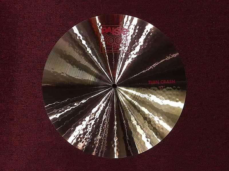 Paiste 17" 2002 Thin Crash Cymbal *IN STOCK* image 1