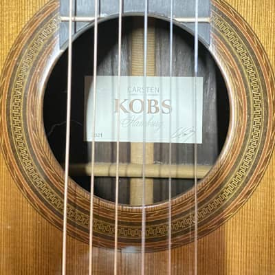 Carsten Kobs 2021 Cedar Double top Classical Concert Guitar image 5