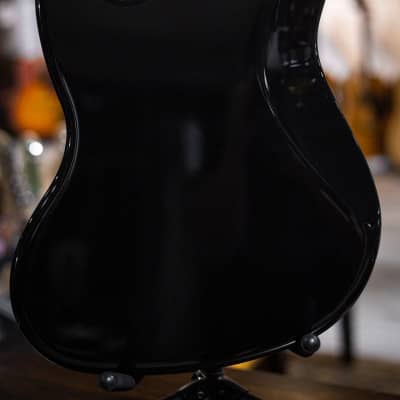 Fender Geddy Lee Jazz Bass - Maple Fingerboard - Black w/Deluxe Gig Bag - Floor Model image 8