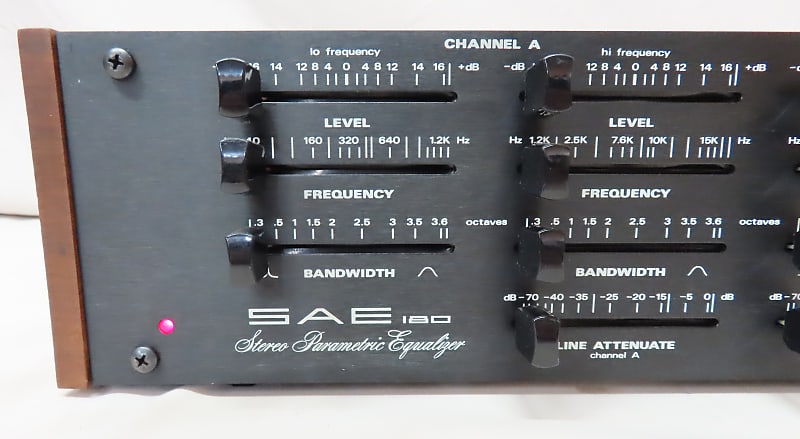 Vintage SAE Model 180 Stereo Parametric purchases Equalizer EQ - Clean