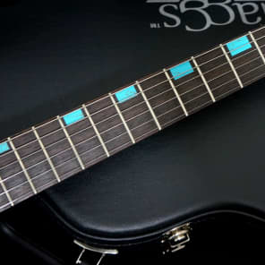 Knaggs Guitars Steve Stevens SSC in Ocean Blue Burst with Tier 1 Top plus Signed Raygun & Backplate image 11