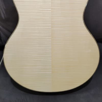 Avian Songbird 7A Fan Fret All-solid Handcrafted Flame Maple Acoustic Guitar with Beveled Armrest image 9