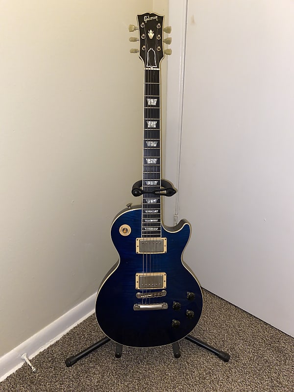 2004 Gibson Les Paul Custom Shop - Quilt top blue | Reverb