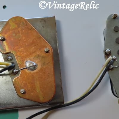 aged RELIC nitro Telecaster ALDER loaded body Seafoam Green Fender '64 Pickups bridge image 12