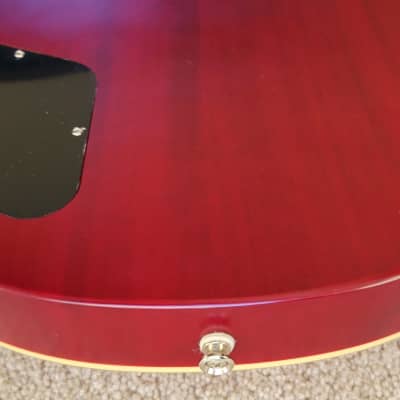 Epiphone 1959 Les Paul Standard Electric Guitar, Aged Dark Cherry Burst, Epiphone Hard Shell Case image 13