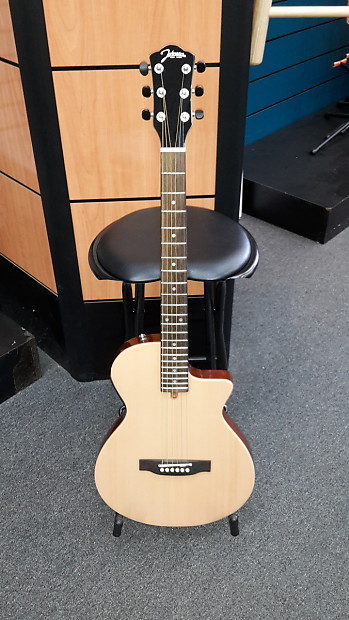 Chambered Solid Body Steel String Acoustic Guitar Johnson JG50NA Natural