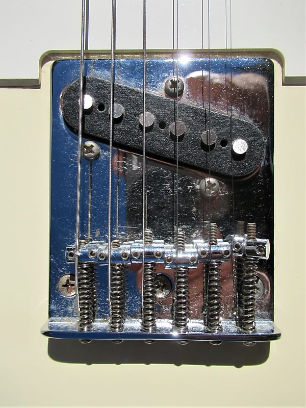 Fender Telecaster Guitar, 1994, Mexico, White, Original, Gig Bag 