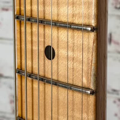 Fender 2017 Custom Shop Black Anodized Journeyman Relic Telecaster Electric Guitar, Aged Opaque White Blonde w/ Glaser B-Bender & Original Case x7975 (USED) image 14