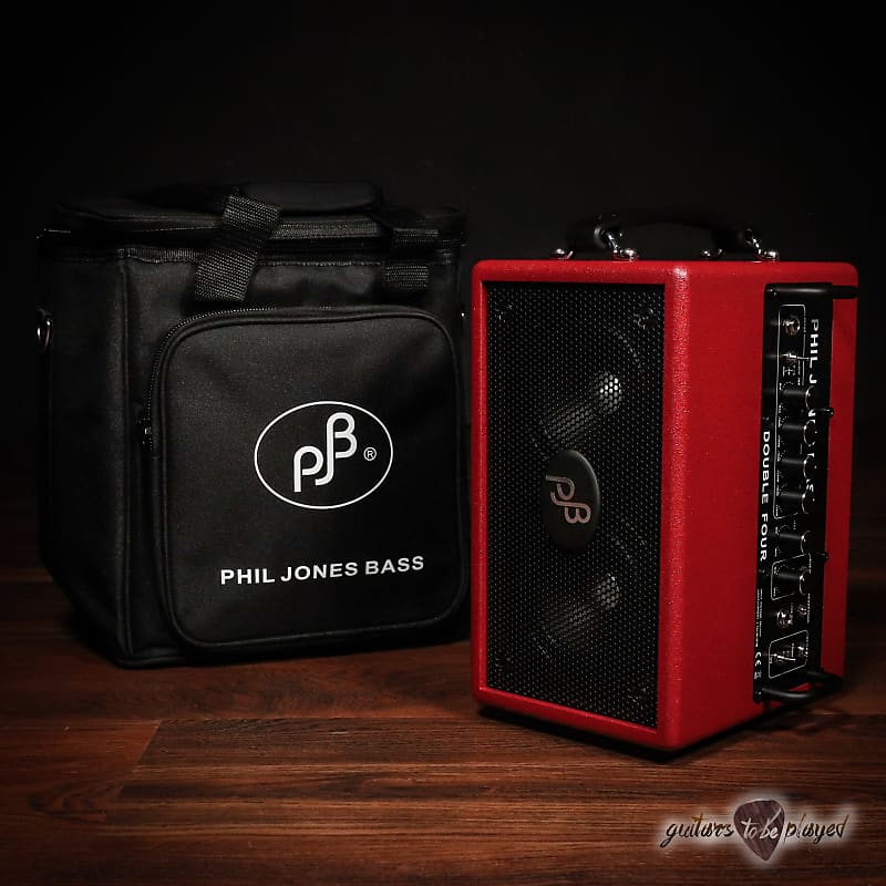 Phil Jones Bass Double Four (BG-75) 2x4” 70W Bass Combo Amp & Carry Bag – Red image 1