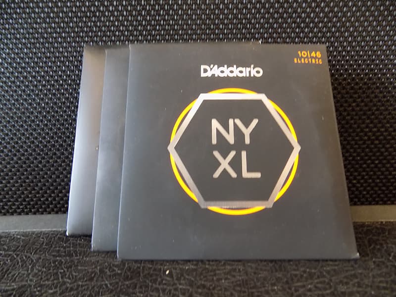 D'Addario NYXL Electric Guitar Strings (10-46) 3 Pack | Reverb