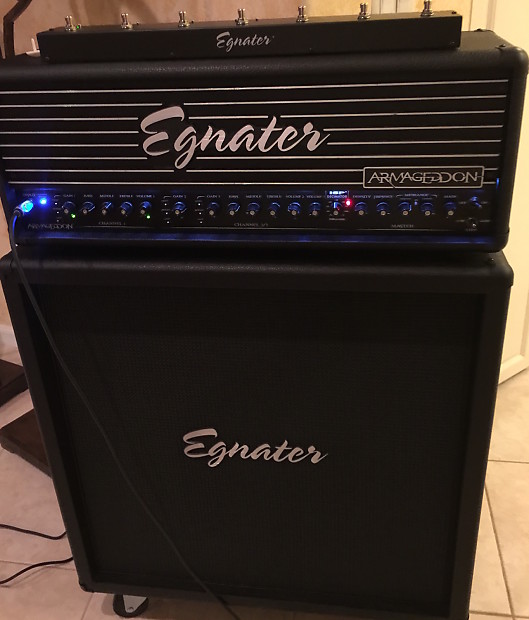 Egnater Armageddon 120W Head + Vengeance 4x12 Straigh Reverb