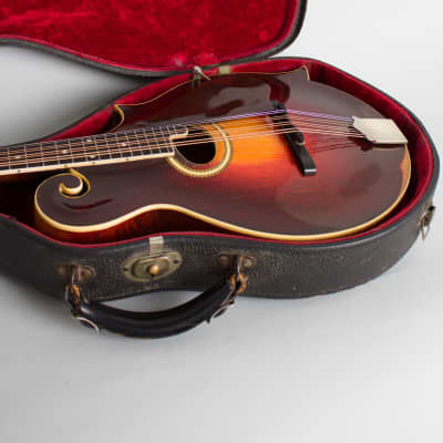 Gibson  H-4 Carved Top Mandola (1929), ser. #85299, original black hard shell case. image 12