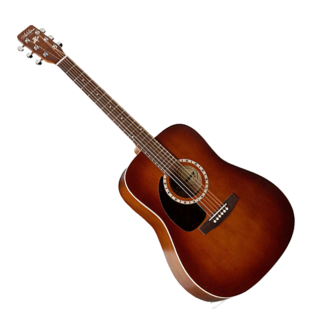 Art Lutherie Dreadnought Cedar Antique Burst QI Left Handed Reverb