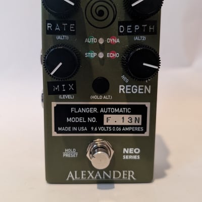 Reverb.com listing, price, conditions, and images for alexander-pedals-f-13-flanger