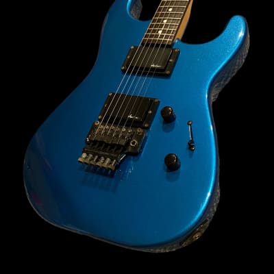 Charvel Model 3A - Circa 1987 1988 - Electric Blue - Made in Japan - MIJ - w/ OHSC image 4
