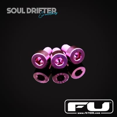 FU-Tone Titanium Nut Clamping Screw Set (3) - Purple for sale
