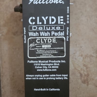 Fulltone Clyde Deluxe Wah 2010s - Black for sale