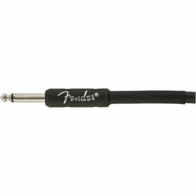 Fender Professional 10' ft. Guitar and Instrument Cable, Straight-Angle, Black image 4