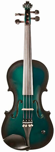 Barcus-Berry Vibrato-AE Acoustic-Electric Violin Outfit w/ Case - Green image 1