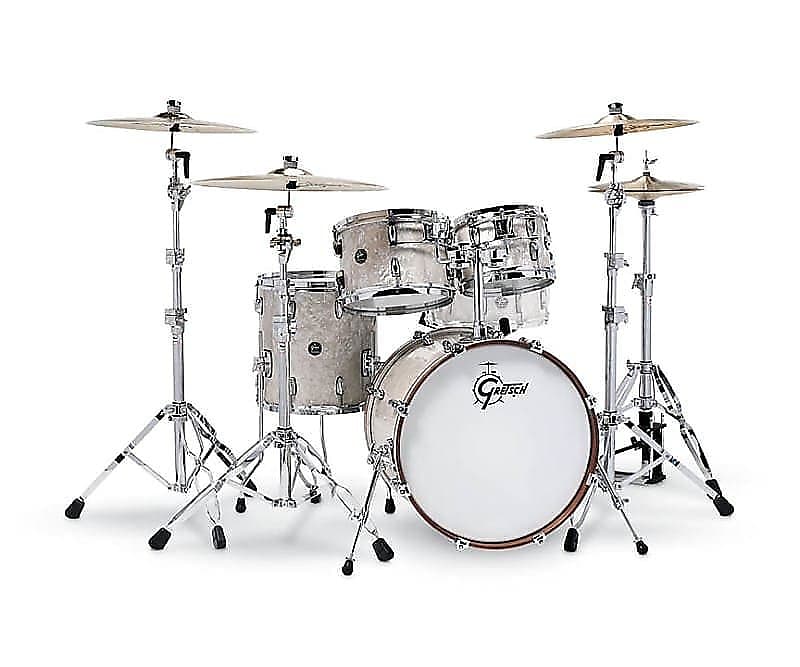 Gretsch RN2-E604-VP Renown Series 10/12/14/20 Drum Kit Set in Vintage Pearl *IN STOCK* image 1