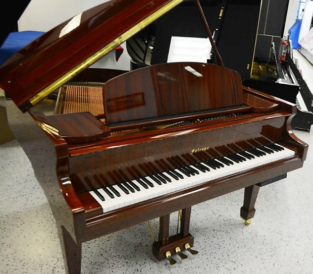 Brown grand shop piano
