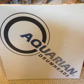 Aquarian RSM20BK-U 20" Regulator Bass Drum Head w/ 4.75" Off Set Port Hole