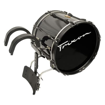 Trixon Pro Marching Bass Drum 18 x 14 Black image 3