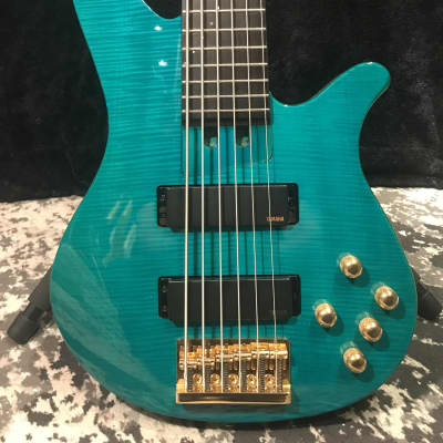 Yamaha RBX 6JM John Myung (Dream Theater) Signature 6-string bass Turquoise FREE Domestic Shipping image 2