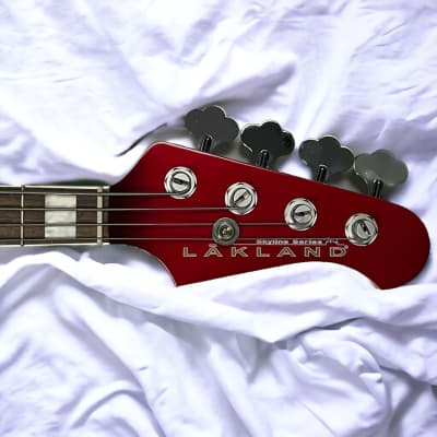 Lakland Skyline 44-60 (Joe Osborn) Custom, Candy Apple Red / Rosewood *Floor Demo = Save $! image 3