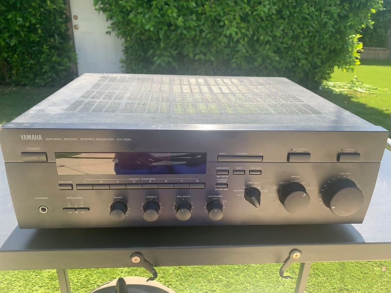 Yamaha RX 595 Channel NATURAL SOUND 150 Watt Receiver Stereo Reverb