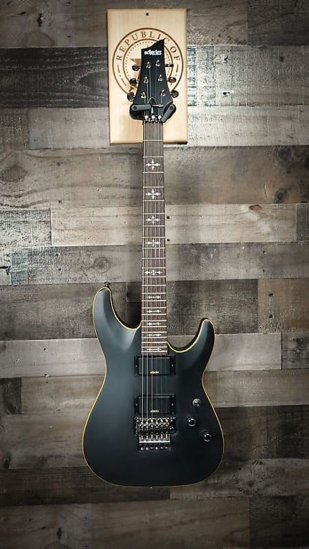 Schecter Demon-6 FR Aged Black Satin Electric Guitar B-Stock image 1