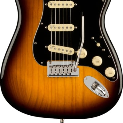 Fender American Ultra Luxe Stratocaster Electric Guitar, 2-Color Sunburst image 1