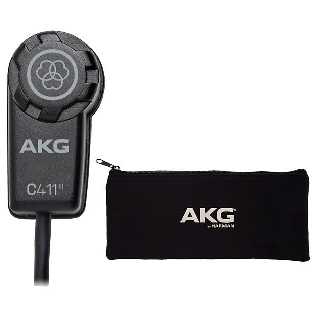 AKG C411PP Condenser Transducer Pickup Microphone image 1