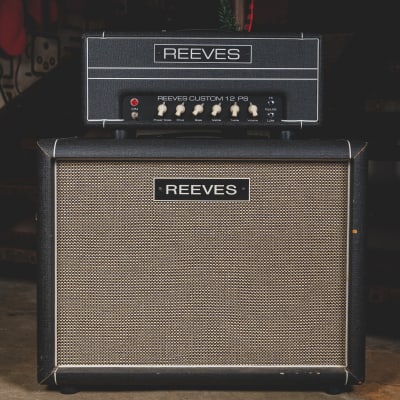 Reeves Custom 12 PS Guitar Amplifer Head w/2x12 Cabinet - Used image 1