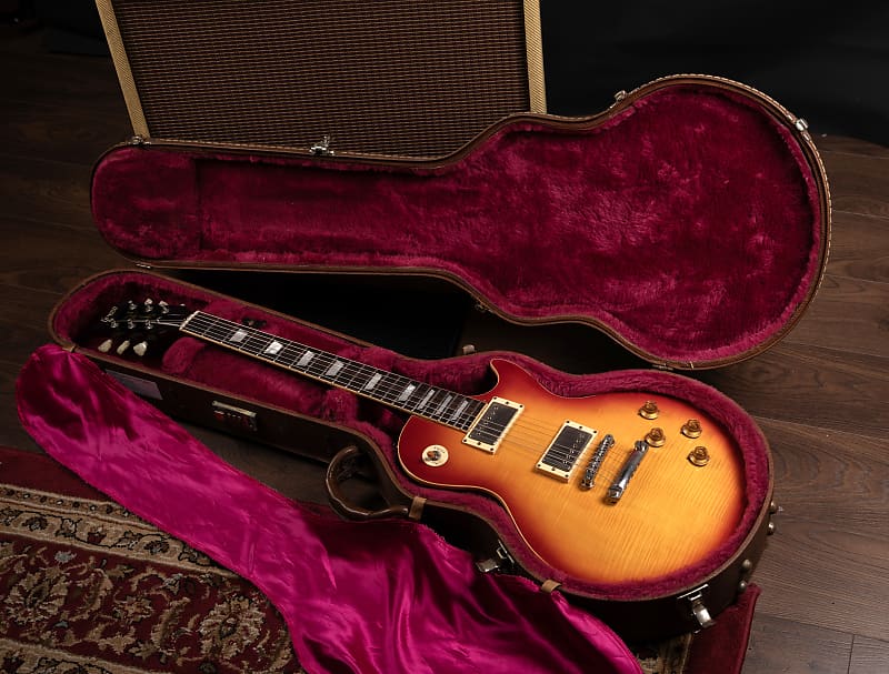 1979 Greco Japan EGF-850 Super Real Flame Top - Heritage Cherry Sunburst