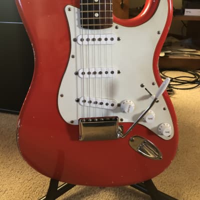 Fender/Wildwood  Stratocaster Fiesta Red Relic image 3