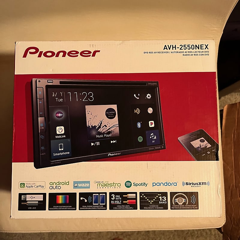 Pioneer AVH2550NEX 7Inch AV Receiver w/ CarPlay and Android Reverb