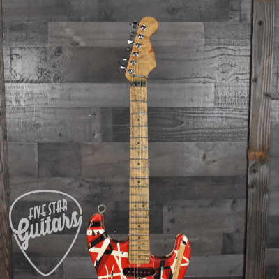 Pre-Owned Fender Custom Shop EVH Frankenstein Replica Tribute Eddie Van Halen, Chip Ellis Masterbuilt - Limited Run with Original Flight Case - Setup by Tom Weber - 1/300 image 3