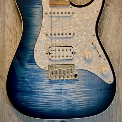 Suhr Standard Plus Faded Trans Whale Blue Burst image 6