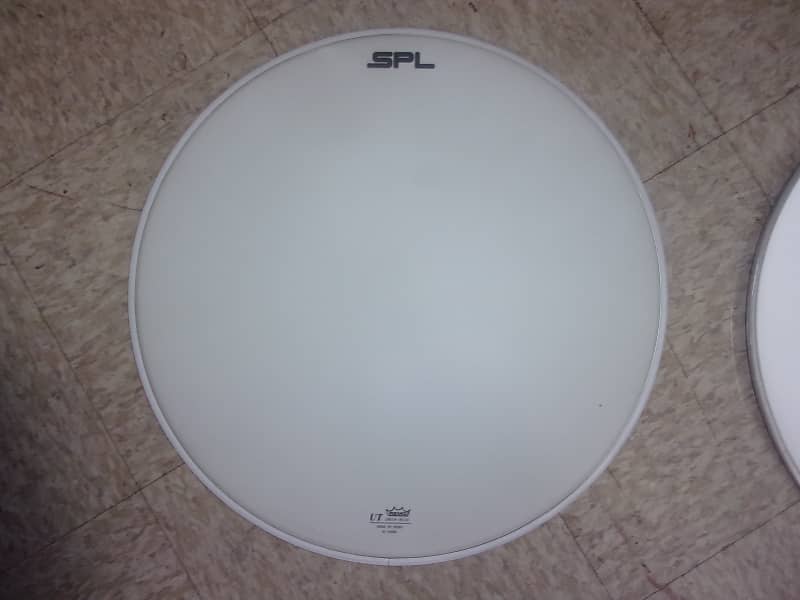 SPL Sound Percussion Labs 18" Bass Drum White Batter side Head New by Remo UT image 1