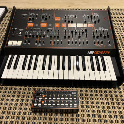 ARP Odyssey FSQ Rev3 with SQ-1 Sequencer Bundle 2018 - Present - Black/Orange